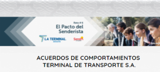 Acuerdos de comportamientos Terminal de Transporte